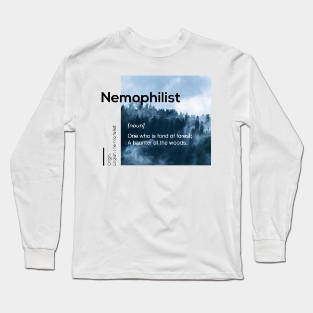 Nemophilist Long Sleeve T-Shirt by adcastaway